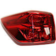 Driver Side, Inner And Outer Halogen Tail Light, With bulb(s), OE Replacement, CAPA Certified