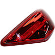 Driver Side, Inner And Outer Halogen Tail Light, With bulb(s), OE Replacement, CAPA Certified