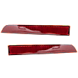 Rear, Driver and Passenger Side Bumper Reflectors