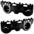 Front, Driver and Passenger Side Bumper Brackets, Cover Bracket