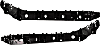 Rear, Driver and Passenger Side Bumper Brackets