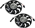 1998 Porsche Boxster - Radiator Fan Driver and Passenger Side, 2.5L 6Cyl, Single fan