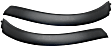 Front, Driver and Passenger Side, Front Section Fender Trim, Textured Black, For Models With 2 Piece Fender Flares