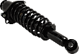 Rear, Driver and Passenger Side Fully Loaded Strut, FWD