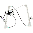 2005 Pontiac Aztek - Rear, Driver and Passenger Side Power Window Regulator, With Motor