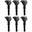 Ignition Coil, Set of 6