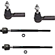 Front, Driver and Passenger Side, Inner and Outer Tie Rod Ends
