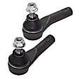 Front, Driver and Passenger Side, Outer Tie Rod Ends