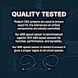 Rear, Driver and Passenger Side ABS Speed Sensor Set of 2