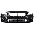 Front and Rear Primed Bumper Cover