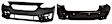 Front and Rear Primed Bumper Cover 2.0L, 4Cyl