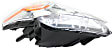 2011 Scion xD - Driver and Passenger Side Halogen Headlight, Without bulb(s), OE Replacement, CAPA Certified