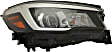 Driver and Passenger Side LED Headlight, With bulb(s), OE Replacement