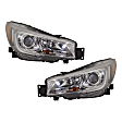 Driver and Passenger Side Halogen Headlight, With bulb(s), OE Replacement
