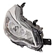 Driver and Passenger Side Halogen Headlight, With bulb(s), OE Replacement