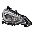 Driver and Passenger Side LED Headlight, With bulb(s)
