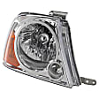 Driver and Passenger Side Halogen Headlight, Without bulb(s), OE Replacement