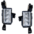 Front, Driver and Passenger Side Fog Lights, With Bulb(s), LED