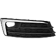 Front, Driver and Passenger Side Fog Light Covers, Black and Chrome, Sedan, For Models with Fog Lights and Chrome Trim