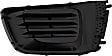 Front, Driver and Passenger Side Fog Light Cover, Textured Black
