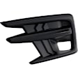 Front, Driver and Passenger Side Fog Light Trims, Textured Black