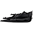 Front, Driver and Passenger Side Fog Light Trims, Textured Black