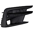 Front, Driver and Passenger Side Fog Light Trims, Textured Black