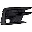 Front, Driver and Passenger Side Fog Light Trims, Textured Black