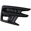 Front, Driver and Passenger Side Fog Light Trims, Textured Black