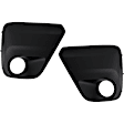 Driver and Passenger Side Fog Light Trim, Black