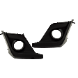 Front, Driver and Passenger Side Fog Light Trims, Textured Black, For Models With Fog Lights