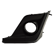 Front, Driver and Passenger Side Fog Light Trims, Textured Black, For Models With Fog Lights