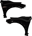 Front, Driver and Passenger Side Fenders