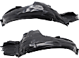 Front, Driver and Passenger Side, Fender Liner