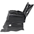 Front, Driver and Passenger Side, Front Section Fender Liner