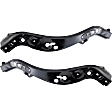 Driver and Passenger Side, Upper Radiator Support Upper Tie Bar, CAPA Certified