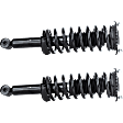 Rear, Driver and Passenger Side Fully Loaded Struts, Sedan/Wagon