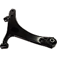 Front, Driver and Passenger Side, Lower Control Arms, With Ball Joints