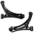 Front, Driver and Passenger Side, Lower Control Arms, With Ball Joints