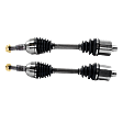 Front, Driver and Passenger Side Axle Assemblies, GAS