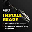 2008 Subaru Outback Premier - Front, Driver and Passenger Side Axle Assembly, Supplied with Standard Neoprene Outboard Boot, New, 3.0L 6Cyl
