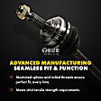 2008 Subaru Outback Premier - Front, Driver and Passenger Side Axle Assembly, Supplied with Standard Neoprene Outboard Boot, New, 3.0L 6Cyl