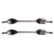 Front, Driver and Passenger Side Axle Assembly - Set of 2