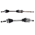 2009 Scion xB - Front, Driver and Passenger Side Axle Assembly, New, 2.4L 4Cyl