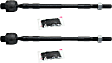 Front, Driver and Passenger Side, Inner Tie Rod Ends