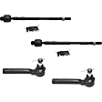 Front, Driver and Passenger Side, Inner and Outer Tie Rod Ends