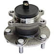 Front and Rear, Driver and Passenger Side Wheel Hub, 5 Lugs, Front - Without Bearing; Rear - With Bearing, FWD, 2.0L, 4Cyl