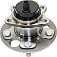 2-Wheel Set Rear, Driver and Passenger Side Wheel Hubs, With Bearing, With Sensor, FWD