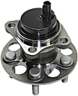 2-Wheel Set Rear, Driver and Passenger Side Wheel Hubs, With Bearing, With Sensor, FWD