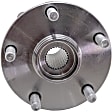 Rear, Driver and Passenger Side Wheel Hub, 5 Lugs, With Bearing
